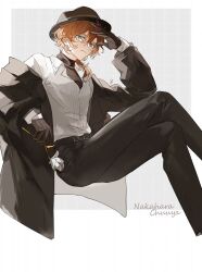 nakahara chuuya (bungou stray dogs) from bungou stray dogs by suyako (suya93)