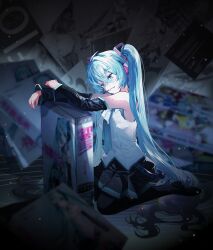 hatsune miku from vocaloid