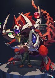 odd-eyes pendulum dragon from yu-gi-oh! by yanagimachi