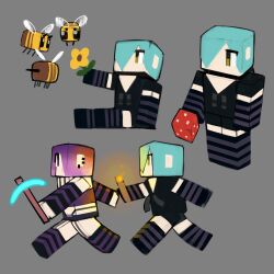 bee (minecraft) from minecraft by 2n5
