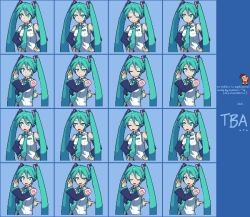 hatsune miku from vocaloid