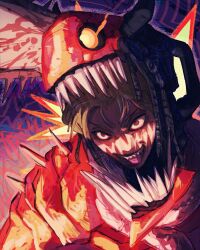 chainsaw devil from chainsaw man by taku (aywakutakuay)