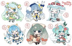 hatsune miku from vocaloid