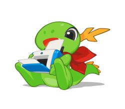 konqi from kde by tyson tan