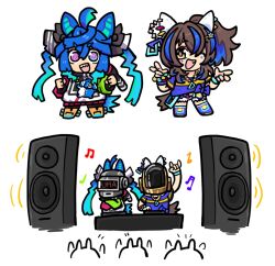 daitaku helios (umamusume) from daft punk by pikminpreggedup