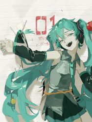 hatsune miku from vocaloid
