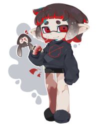 inkling from milk inside a bag of milk inside a bag of milk