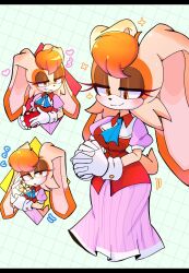 vanilla the rabbit from sonic (series) by dai honeys