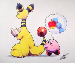 ampharos from kirby (series) by 025aki
