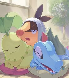 chikorita from pokemon by tatsumi (panneko)