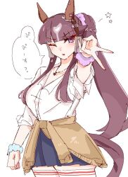 lucky lilac (umamusume) from umamusume