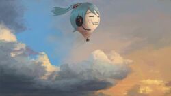 hachune miku from vocaloid by evokid