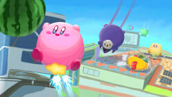 kirby from kirby's dream buffet