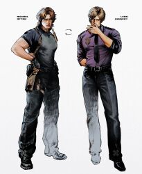 leon s. kennedy from five nights at freddy's by itssanlee