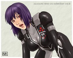kusanagi motoko from ghost in the shell by azasuke