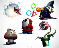 boo (mario) from super mario bros. by k-suwabe