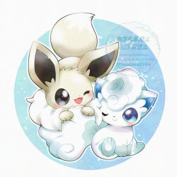 alolan vulpix from pokemon by tsukasa pika