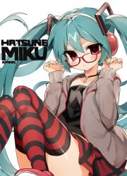 hatsune miku from project diva (series) by kmnk (kumanuko)