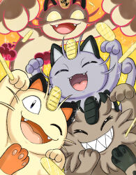 alolan meowth from pokemon by koyukiyasu