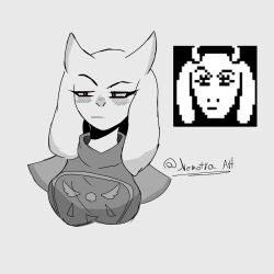 toriel from undertale by nemotraart