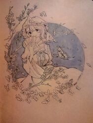 saigyouji yuyuko from touhou