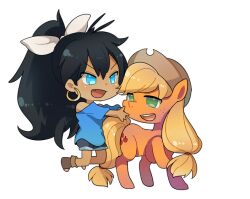 applejack from idolmaster by kennymoney