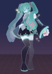 hatsune miku from vocaloid