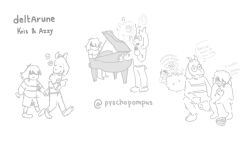 asriel dreemurr from deltarune by pommedeplumee