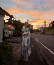 hatsune miku from vocaloid by auhuheben17