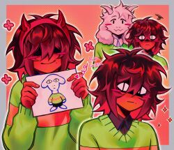 asriel dreemurr from deltarune by mihych