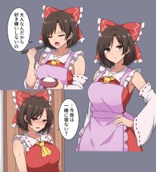 hakurei reimu from touhou by suwaneko