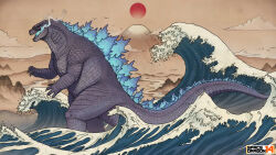 godzilla from godzilla (2014) by spacedragon14