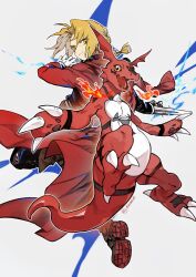 edward elric from digimon by xue ezi