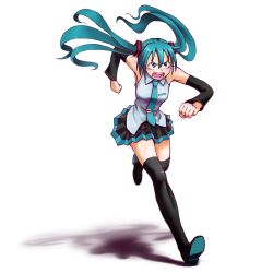 hatsune miku from vocaloid by wokada