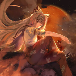 fujiwara no mokou from touhou