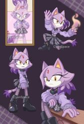 blaze the cat from sonic (series)
