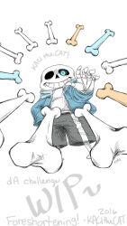 sans (undertale) from undertale by kacithecat