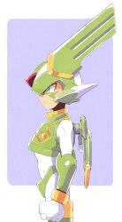 sage harpuia (mega man) from mega man (series) by inkerton-kun