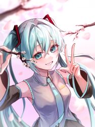 hatsune miku from vocaloid