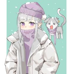 emilia (re:zero) from re:zero kara hajimeru isekai seikatsu by chii0m