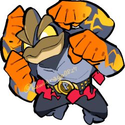 gigantamax machamp from pokemon by kawaanago