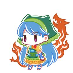 haniyasushin keiki from touhou by socha