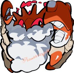 gigantamax kingler from pokemon by kawaanago