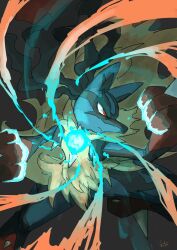 lucario from pokemon by riotono 0643