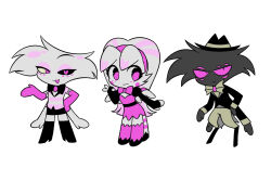 angel dust from hazbin hotel by menma (enaic31)