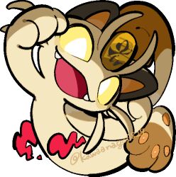 gigantamax meowth from pokemon by kawaanago