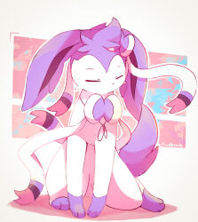 sylveon from pokemon by purpleninfy