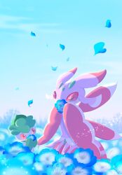 fomantis from pokemon by natu a0z0ra