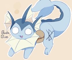 vaporeon from pokemon by purpleninfy