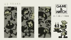 mr. game & watch from game & watch